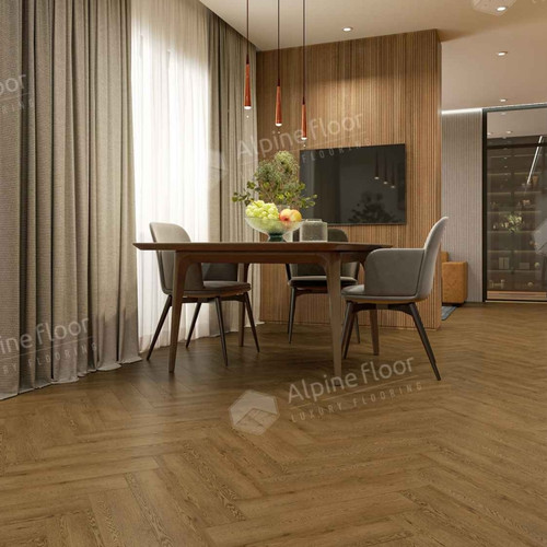 Виниловая плитка Alpine Floor - Паркет LVT Дуб Селена (ECO-16-32)