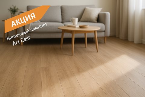 Акция на виниловый ламинат Art East
