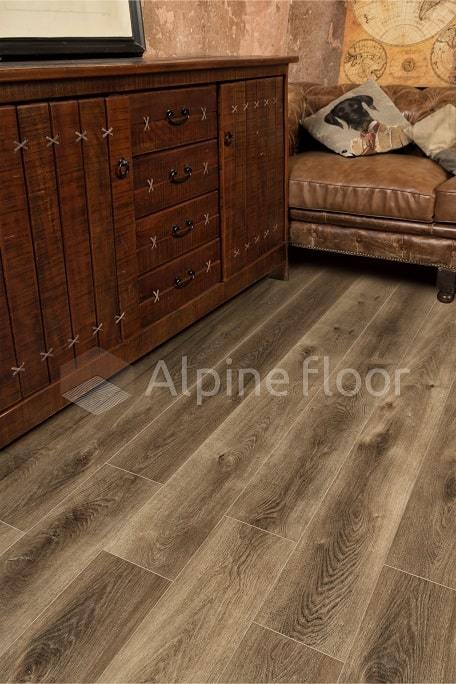 Виниловый ламинат Alpine Floor - Premium XL Дуб коричневый