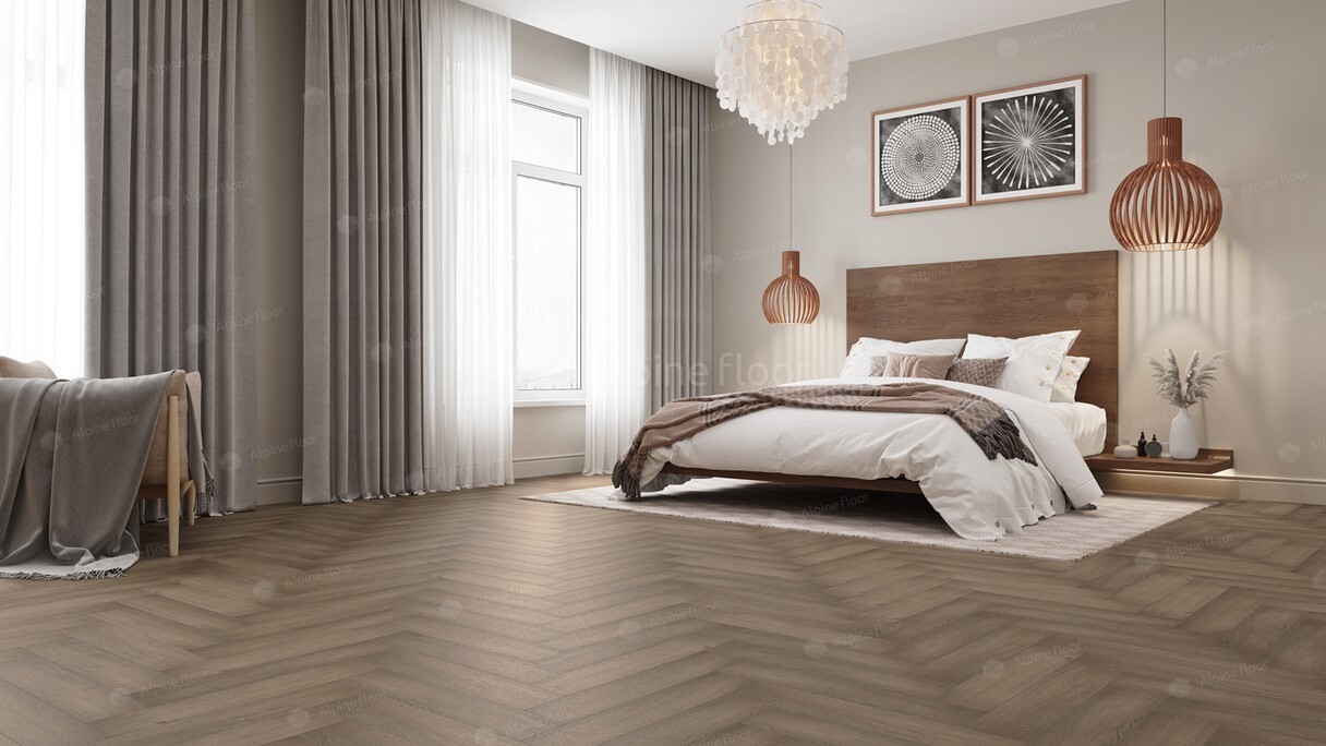 SPC ламинат Alpine Floor - Parquet Premium Дуб насыщенный (ECO 19-7) по  выгодным ценам в Москве