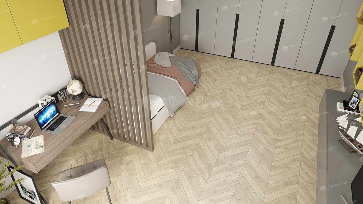 SPC ламинат Alpine Floor - Chevron Сонома (ECO 18-7)