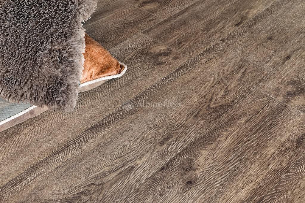 Каменно-полимерный ламинат (SPC) Alpine Floor - Grand Sequoia Венге Грей