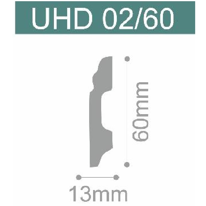 Напольный плинтус Solid - UHD 02/60