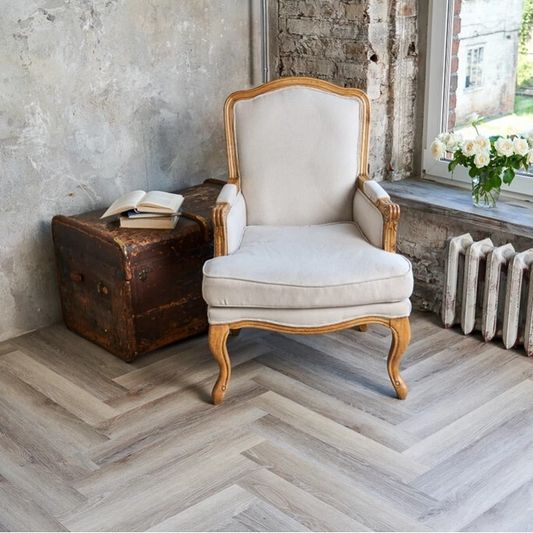 Виниловый ламинат Vinilam - Parquet Herringbone Glue Паркет Эрмитаж (GD11122)