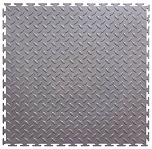 Модульное покрытие M-Tile - Hard Steel Серый | 500x500x7 мм
