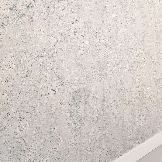 Стеновая пробковая панель Amorim Wicanders - Dekwall Flores White Waxed