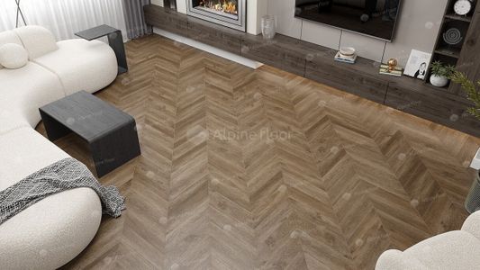 SPC ламинат Alpine Floor - Chevron Макадамия (ECO 18-5)