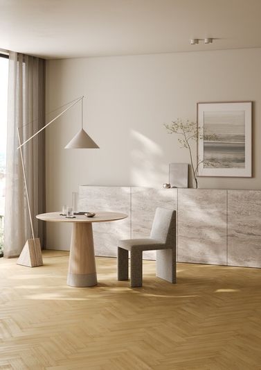 Штучный кварцевый паркет Quartz Parquet - Гикори Североамериканский (44-400-74)