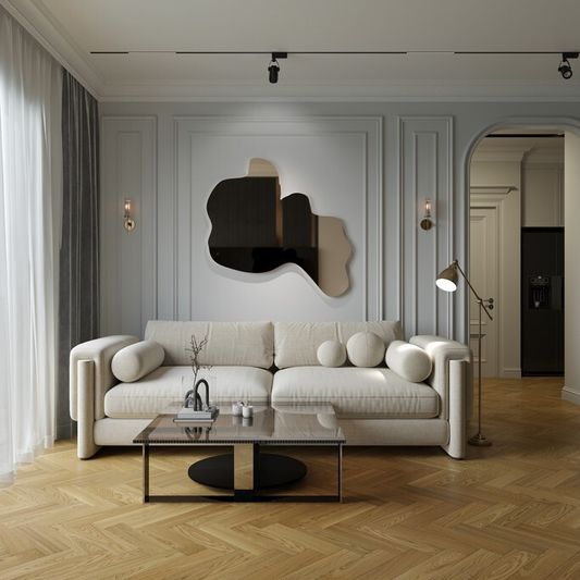 Штучный кварцевый паркет Quartz Parquet - Вяз Кенигсберг (44-550-62)