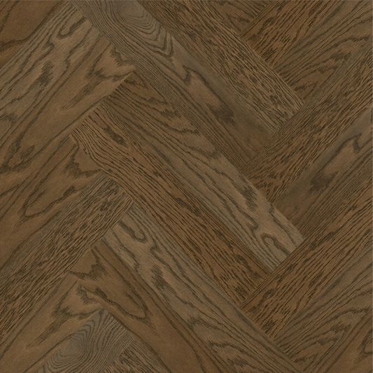 Кварцевый паркет Quartz Parquet Английская Ёлка - Дуб Брауни (33-413 5/0,6 мм)