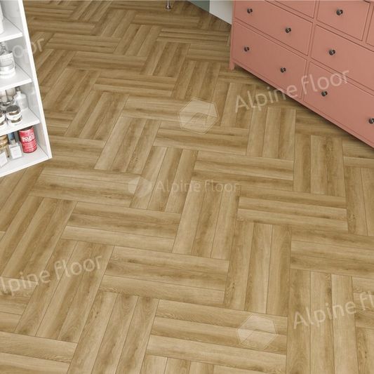 Ламинат Alpine Floor - Herringbone 8 Дуб Эльзас (LF102-2)