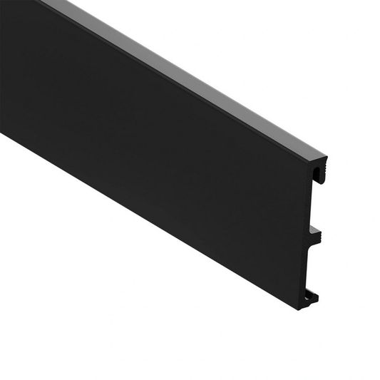 Напольный ПВХ плинтус Salag Alpha Czarny (AP61M3)