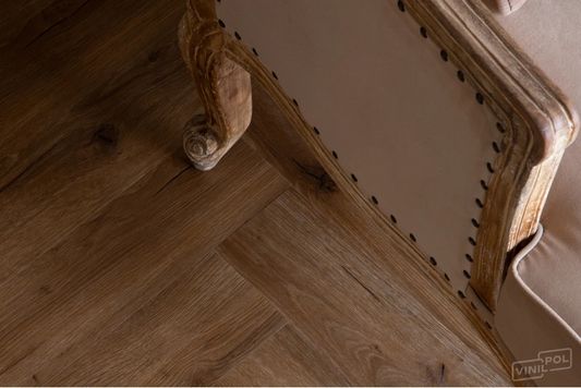 Виниловая плитка VinilPol - Herringbone Glue (LVT) Паркет Франческо (9933)
