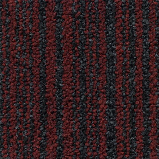Ковровая плитка Tecsom - Prima Ligne 00997 Black Red (997)