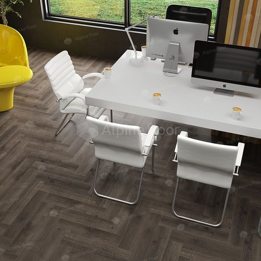 Кварц виниловая плитка Alpine Floor - Parquet LVT Дуб Антарес (ECO 16-19)