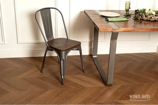 Виниловый ламинат Vinilam - Parquet Chevron Шеврон Плезир (I1651102-2.5)