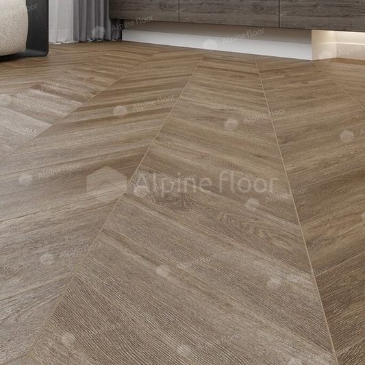 SPC ламинат Alpine Floor - Chevron Макадамия (ECO 18-5)