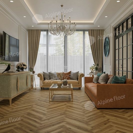 Каменно-полимерный ламинат (SPC) Alpine Floor - Титан Паркет Афина (ECO 29-1)