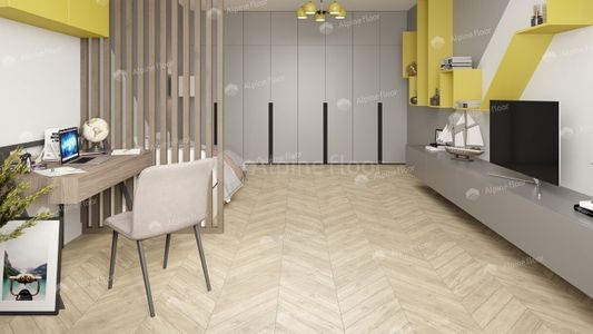 Кварц виниловая плитка Alpine Floor - Chevron LVT Сонома (ECO 20-7)