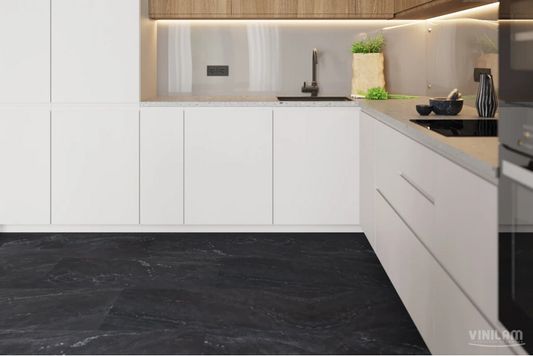 WPC ламинат Vinilam - Ceramo Stone Неаполитанский Черный (91910-8)
