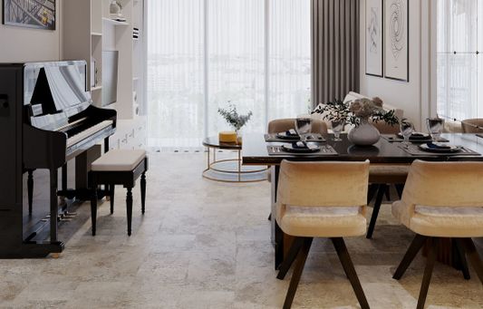 SPC ламинат Stone Floor - Травертин Бежевый (234-1 НР)
