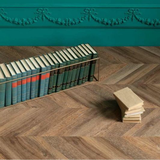 Виниловый ламинат Vinilam - Parquet Chevron Шеврон Нормандия (RI153610CL4-2.5)