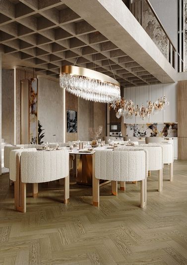 Штучный кварцевый паркет Quartz Parquet - Дуб Конго (44-1258-54)