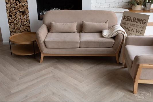 Виниловая плитка VinilPol - Herringbone Glue (LVT) Паркет Палладио (9944)
