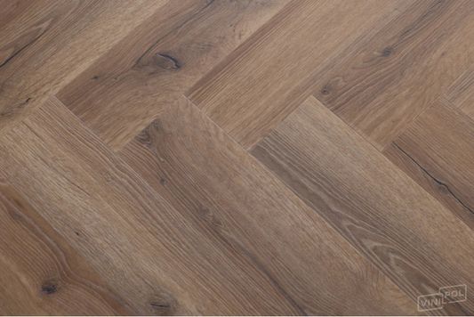 Виниловая плитка VinilPol - Herringbone Glue (LVT) Паркет Франческо (9933)