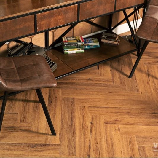 Виниловый ламинат Vinilam - Parquet Herringbone Glue Паркет Де Вилль (GD11210)