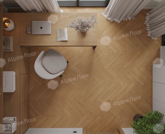 Каменно-полимерный ламинат (SPC) Alpine Floor - Титан Паркет Аполлон (ECO 29-2)