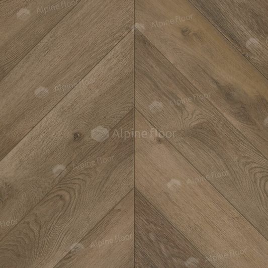 Кварц виниловая плитка Alpine Floor - Chevron LVT Дуб Насыщенный (ECO 20-4)