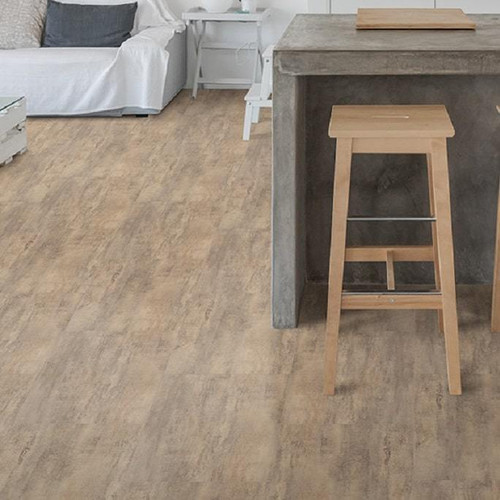 Виниловый ламинат Corkstyle - Vinyline Stone Hydro Fix Cement Creme