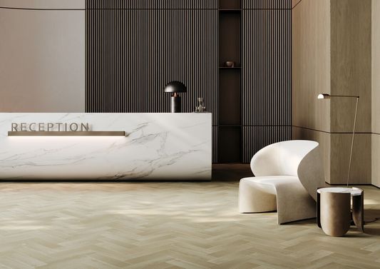 SPC Ламинат Refloor Fargo - Herringbone Дуб Атлантик (44-653-41)