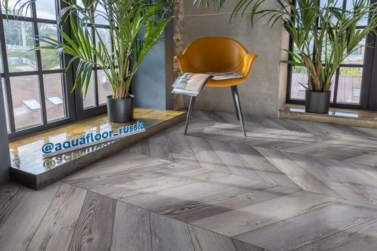 Виниловая плитка AquaFloor - Parquet Chevron Glue (AF2552PGCh)