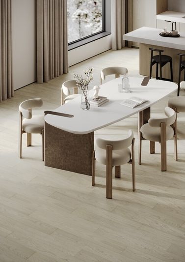 Кварцевый паркет Quartz Parquet Классик - Дуб Песочный (408 5/0,6 мм)