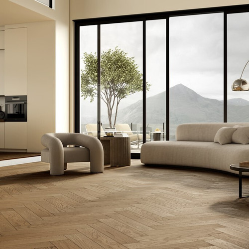 Кварцевый паркет Quartz Parquet Английская Ёлка - Дуб Рустикальный (33-410 5/0,6 мм)