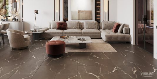 Виниловая плитка Allure Isocore - Stone Glue Эбонитовый Мрамор (88911)