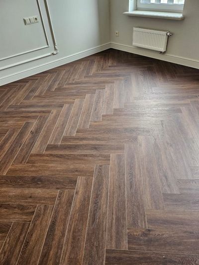 SPC ламинат My Step Аква Елка (Aqua Herringbone) - Барла (MSA150)