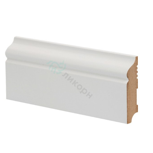 Плинтус напольный Ликорн МДФ белый К-11