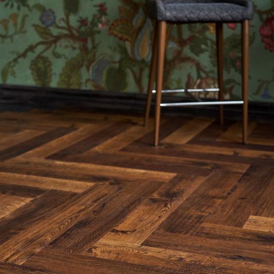 Виниловый ламинат Vinilam - Parquet Herringbone Парижский