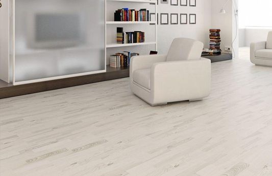 Пробковый пол Corkstyle - Wood Esche Weiss механический замок