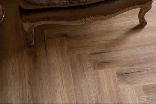 Виниловая плитка VinilPol - Herringbone Glue (LVT) Паркет Франческо (9933)