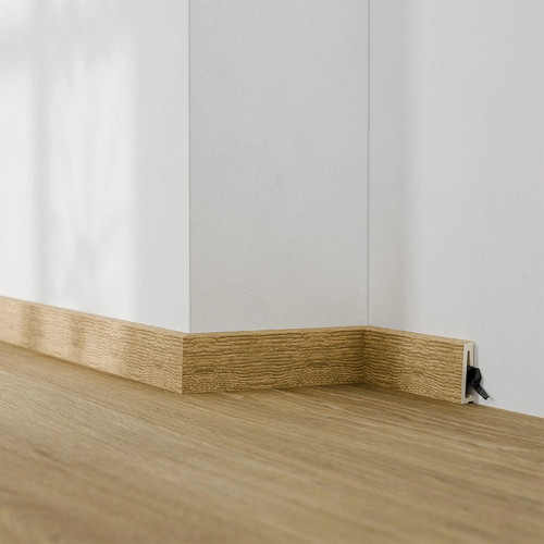 Напольный ПВХ плинтус Salag Alpha KP Mint Oak (AP6141)