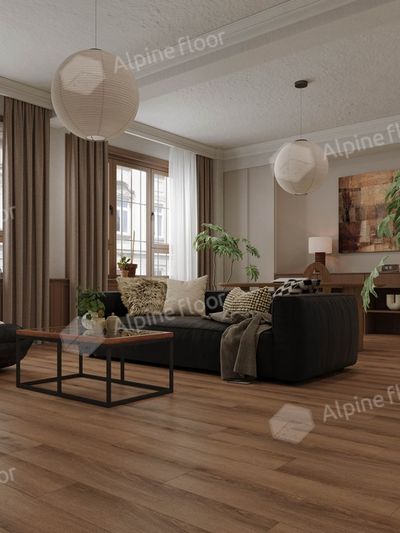 Каменно-полимерный ламинат (SPC) Alpine Floor - Титан 6 (Titan 6) Азурит (ECO 28-9)