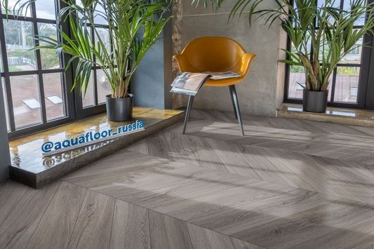 Виниловая плитка AquaFloor - Parquet Chevron Glue (AF2553PGCh)