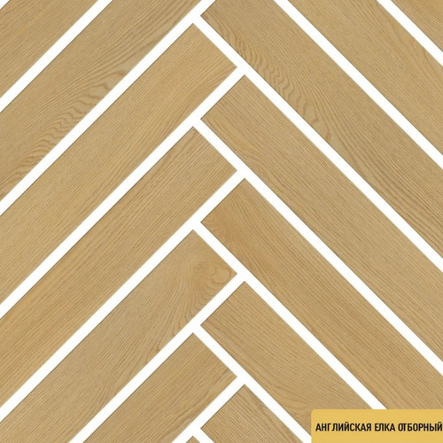 Каменно-полимерный SPC ламинат FirstFloor - Английская елка Отборный красный дуб (1F045)