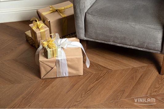 Виниловый ламинат Vinilam - Parquet Chevron Шеврон Плезир (I1651102-2.5)
