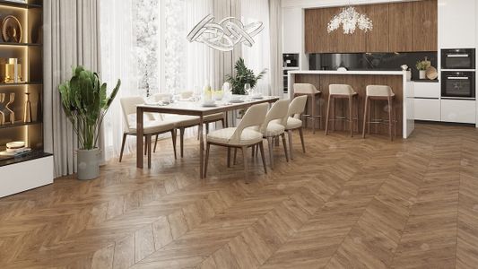 SPC ламинат Alpine Floor - Chevron Гевуина (ECO 18-10)