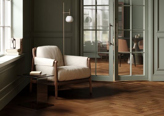 Штучный кварцевый паркет Quartz Parquet - Орех Американский (44-400-29)